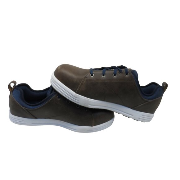 Skechers Men's Steel Toe Skate Safety Work Shoes 99999070 Brown Size 10.5M - Picture 6 of 8